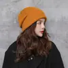 Chapéu Feminino Outono e Inverno Chapéu de Lã Preto Tricotado Moda Coreana Fashionável Chapéu de Lua Chapéu Casual de Inverno Pós-parto Chapéu Frio Coreano