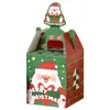 Caja de Manzana Navideña Dibujo Animado Caja de Empaque de Fruta de Paz Empaque de Nochebuena Caja de Regalo de Manzana al por Mayor Regalo