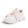 Zapatillas de Malla Transpirable de una Sola Capa para Niñas Primavera y Verano Zapatos Casuales Torre Zapatos para Niños Niños de Edad Media Zapatos Blancos para Estudiantes