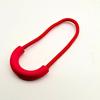 En stock PU protección del medio ambiente en forma de U cuerda de tracción ropa cuerda de tracción equipaje tirador pestaña inyección cremallera socio accesorios antideslizantes