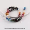 Pedra Vulcânica Aromaterapia Colorida Furo Reto Contas Redondas DIY Pulseira Colar Feito à Mão Joias com Contas Material Acessórios Pequenos