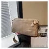2025 Nueva Tela de Nylon Moderna Elegante Casual Color Sólido Gran Capacidad Bolso Cruzado al Hombro Debajo del Brazo Simple