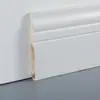 Rodapié de Madera Maciza Línea Plana de Pino Línea de Piso Piso Línea de Cintura Blanca Negra Gris de Madera Línea Decorativa de Madera