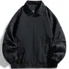 Nueva Chaqueta para Hombre 2026 Tendencia de Venta Caliente Marca Ropa de Trabajo Chaqueta con Cuello Campana Elegante para Hombre Primavera-Otoño Exterior Casual Top