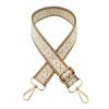 Correa de Hombro Decorativa de Hilo Dorado y Plateado Transfronteriza Nueva Accesorios para Bolsos de Mujer Correa Ajustable de un Solo Hombro Cruzada de Repuesto Correa Larga