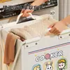 Cesta de Lavandería de Gran Capacidad para Uso Doméstico, Contenedor de Almacenamiento de Ropa, Cubo para Juguetes, Cesta de Lavandería para Baño para Ropa Sucia