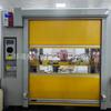 Puerta enrollable rápida de PVC para taller, puerta de inducción eléctrica, puerta industrial rápida, a prueba de viento y polvo, puerta elevable automática transparente.
