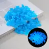 Decoración luminosa para acuario con forma de criatura marina, piedras fluorescentes ultrabrillantes que brillan en la oscuridad, adornos decorativos para acuario, venta al por mayor transfronteriza