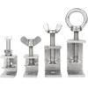 Acero Inoxidable 304 Abrazadera Tigre Abrazadera en Forma de C Abrazadera en Forma de U Abrazadera Cuadrada Fija Anillo Galvanizado de Apriete Manual Abrazadera para Carpintería