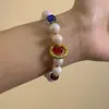 Tesoro Verde Menta ~ Exquisito Pulsera Verde Menta Fresca Moda Elegante Versátil Pulsera Pequeña Fresca de Perlas para Mujer