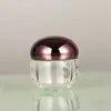Suministro de botella cosmética acrílica transparente de 10 g con forma para crema, sin liner, botella transparente, botella cosmética para crema loción