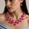 Collares de Perlas de Imitación Transfronterizos, Tendencias de Moda Europeas y Americanas, Venta al por Mayor de Joyería Grande y Pequeña de Perlas de Imitación