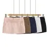 Falda de punto tipo culotte ajustada de cintura doble estilo americano para mujer, novedad de verano 2024, todo a juego, color especiado puro