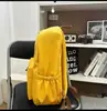 Mochila Escolar, Mochila Ligera Simple de Color Sólido para la Escuela y Viajes de Estudio