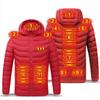 Zona 33 Zona 21 Chaqueta de plumón con calefacción, Chaqueta acolchada de algodón, Ropa con calefacción, Ropa de abrigo, Ropa de invierno para hombres y mujeres, Otoño e Invierno, Zona 249
