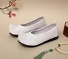 Sapatos de Tecido de Linho com Solado Plano para Mulheres no Verão, Novo Estilo, Suaves e Fashion, Retro, Pequena Fragrância, Sapatos de Trabalho Mary Jane