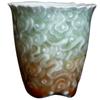 Celadon Embossed Master Cup Single Cup Cerâmica Gradiente Xiangyun Cup Kung Fu Tea Set Chá Tasting Cup Household Personal Tea Cup
