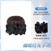 Grampo de Coque Postiço para Mulheres, Coque Alto de Rabo de Cavalo com Laço, Realçador de Volume do Cabelo, Ferramenta de Styling de Coque Fácil