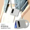 Adecuado para funda de teléfono Huawei PuraXMax, elegante diseño de bolso que se transforma en una bolsa en segundos, con correas ajustables y diseño de doble funda con patrón de diamantes