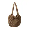 Bolsos Tejidos Artesanales Nuevos Primavera 2026 Gran Capacidad Casual Vacaciones Bolsos de Paja Bolsos de Hombro Bolsos Cubo