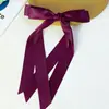 Estilo transfronteiriço mesmo estilo preto laço de fita longo grampo de cabelo estilo menina fofa outono e inverno elástico de fita para cabelo acessórios de cabelo adorno de cabeça