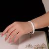 Joyería de Plata Pura 999.9 Pulsera Simple Cielo Estrellado Lujo Ligero Casual Moderno Versátil Personalizada Pulsera Abierta