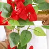 Flor de simulación flor de buganvilla enredadera colgante de pared flor de boda flor artificial revestimiento de pared interior sala de estar decoración de enredadera de ratán