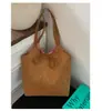 Bolso de Hombro Retro Coreano, Estilo Nuevo, Cuadros, Gran Capacidad, Bolso Versátil de Axila, Bolso Tote Estilo Perezoso