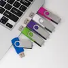 Pen drive atacado gravação de logotipo USB empresa exposição de negócios giratório presente Pen drive 16g leilão atacado 32g