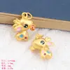 Estilo Chino Creativo Aleación Electrochapado Oro Arena Serie Dibujos Animados Accesorios Buena Suerte Suerte Gato de la Suerte Accesorios para Joyería DIY