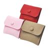 Bolsa de almacenamiento a presión para órganos de microfibra a prueba de polvo pulsera collar flip de franela bolsa pequeña proveedor de alta calidad