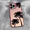 Árbol de Coco Adecuado para Funda de Teléfono Apple 15 Pro Max 13 Cubierta Protectora iPhone 14/17 Air/16/12 Transfronterizo