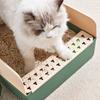 Zhejiang Pet Aspet Caja de Arena para Gatos Estilo Japonés Valla Grande Semi-Cerrada Inodoro para Gatos Caja de Arena Anti-Salpicaduras