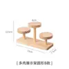 Estante para Flores para Repisa de Ventana de Madera Maciza, Soporte Decorativo Creativo para Suculentas, Estante de Almacenamiento Multinivel para Escritorio en Esquina de Balcón Interior