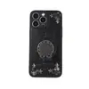 Funda de Teléfono de Cuero de Marca de Moda Croo 18Promax Adecuada para Apple iPhone 16 Funda Suave de Cuero 13 Modelo Transfronterizo