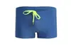 Traje de baño de color brillante para hombre, bañador tipo bóxer, diseño de cordones a la moda, pantalones de playa de Comercio Exterior, traje de baño transpirable