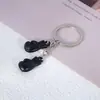 Club de Fitness Colgante de Guante de Boxeo Izquierdo y Derecho Deporte 3D Temporada de Graduación Regalo Llavero de Metal Llave de Coche