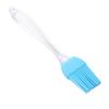 Escova de silicone com cabo transparente médio, escova para churrasco, pincel para óleo, ferramentas de cozimento planas, pincel para óleo de churrasco, pincel para temperos