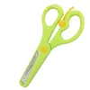 Tijeras de Seguridad Hechas a Mano DIY de Color Macarrón Personalizadas para Estudiantes, Tijeras Elásticas Anti-pellizco para Niños, Tijeras para Manualidades de Jardín de Infancia