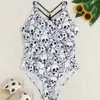 Traje de Banho Profissional Fofo Feminino Maiô Triângulo Peça Única Costas Cruzadas Alças Finas Pêssego Corte Médio