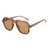 Gafas de Sol Geométricas Transfronterizas, Moda Europea y Americana, Gafas de Sol Multicolor U400, Gafas Simples y Versátiles