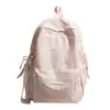 Mochila Casual de Cuadros Corrugados Estilo Nuevo para Niñas, Adecuada para Estudiantes de Secundaria, Preparatoria y Universidad, para la Clase y el Uso de Computadora