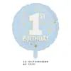 Cochecito Revelación de Género Globo Celebración de Primer Cumpleaños del Bebé Arreglo Accesorios Cumpleaños Niños y Niñas Globo de Película de Aluminio Venta al por Mayor