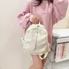 Mochila Casual para Mulheres, Cor Sólida, Alto Valor Estético, Novo Modelo 2026, Mochila Escolar Leve para Alunos do Ensino Fundamental e Médio, Mochila de Viagem Leve