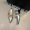 Sapatos Femininos Mary Jane Retro Apontados com Salto Escondido, Coleção Primavera e Outono 2026, Versáteis e Modernos, Confortáveis