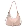 Bolso simple de gran capacidad para la axila para mujer, nuevo estilo verano 2026, bolso de hombro casual, bolso de hombro y cruzado para el trabajo