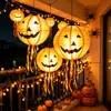 Escena de Terror de Halloween Atmósfera Linternas de Calabaza Luminosas Accesorios Fotográficos Decoraciones Arreglo Pequeños Adornos Jardín de Infancia