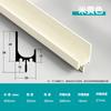 Mejora de sellado de borde en forma de G u705 Piel PET Sensación Mango de tapón de sellado de borde en forma de L/H U702 Manija de puerta de armario de cocina