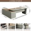Mesa de jefe Escritorio del presidente Escritorio del presidente Escritorio ejecutivo Senior Sense Mesa de oficina del gerente Combinación de mesa y silla de oficina