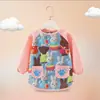 Batas Exteriores para Bebés Niñas, Baberos Infantiles para Comer, Bolsillos para Arroz de Bebé, Delantales Tipo Falda de Princesa Impermeables y Anti-Manchas y Ropa Protectora